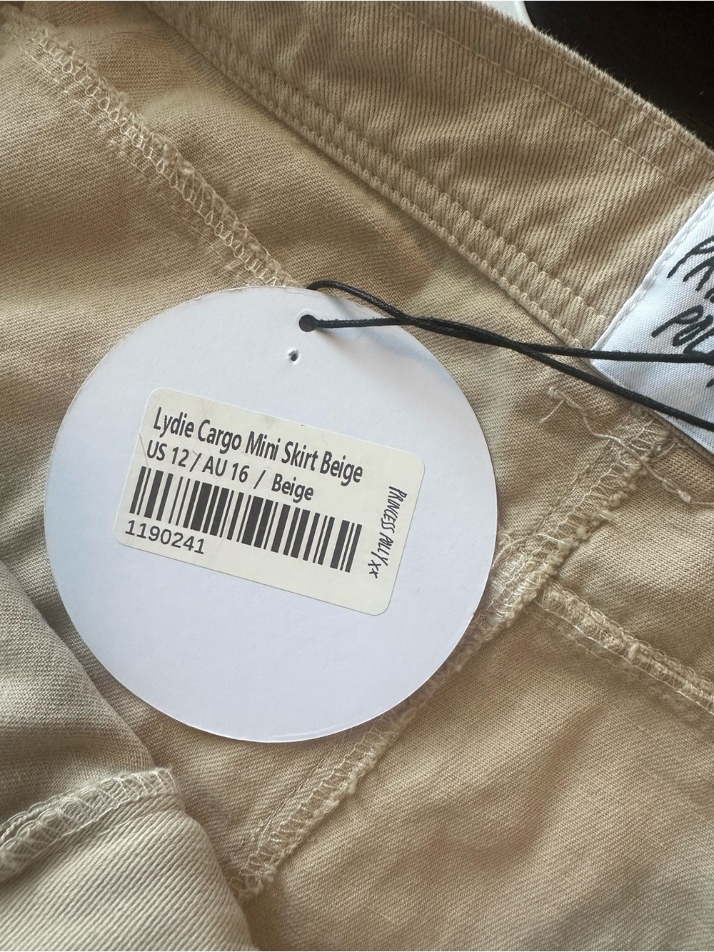 Princess Polly Lydie Cargo Mini Skirt Beige - Picture 7 of 7
